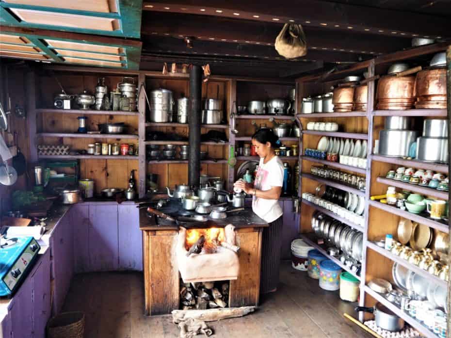 thé népal cuisine trek annapurnas