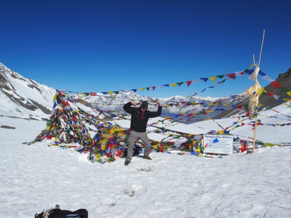 Thorong la pass sur le trek des annapurna