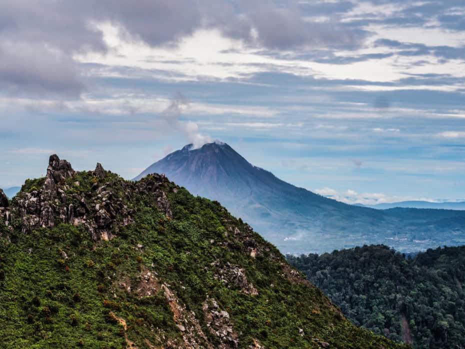 Volacn Mont Sinabung Sumatra