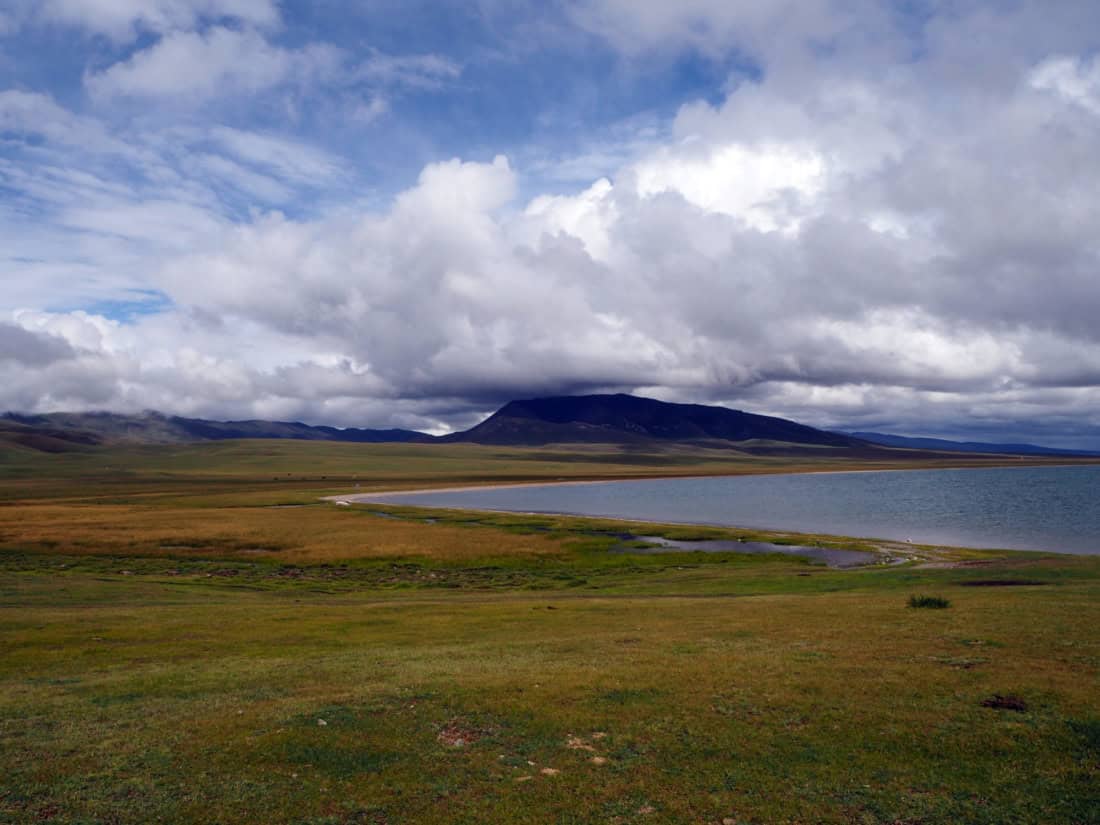 Ciel chargé au Kirghizistan