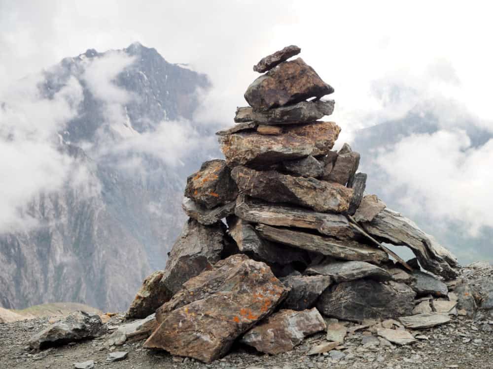 Cairn au Kirghizistan
