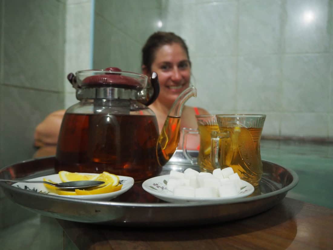 Bains à 35 degrés.