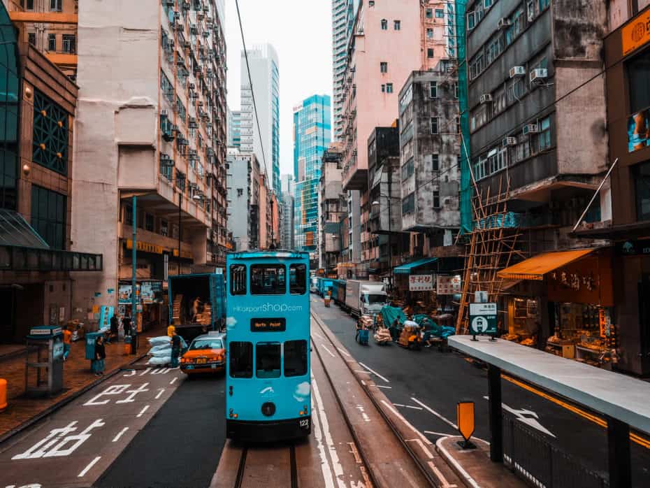 Sheung wan quartier Hong Kong