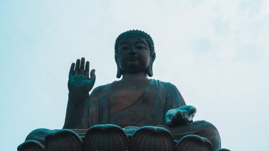 grande statue bouddha assis Hong Kong