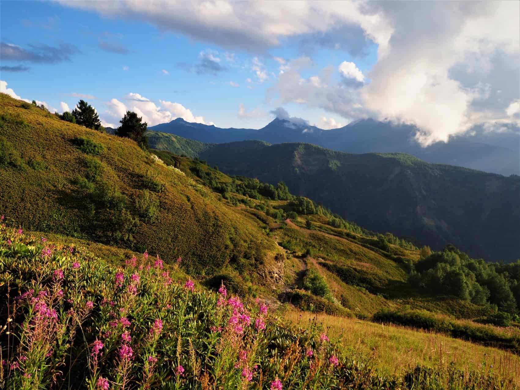 trek mestia ushuli en géorgie
