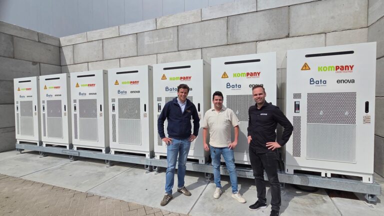 Kompany neemt batterijsysteem van 1,5 MWh in gebruik op Fresh Park Venlo