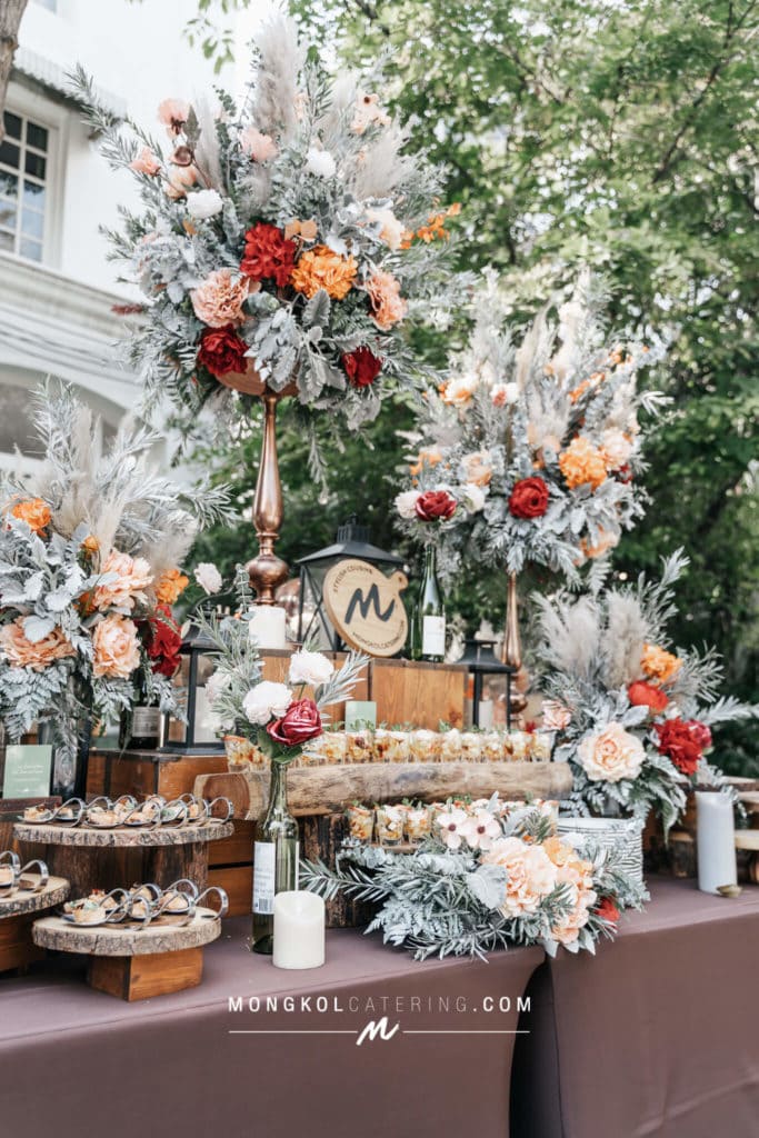 จัดเลี้ยงค็อกเทล คานาเป้ งานแต่งงาน Agalico สุขุมวิท 51