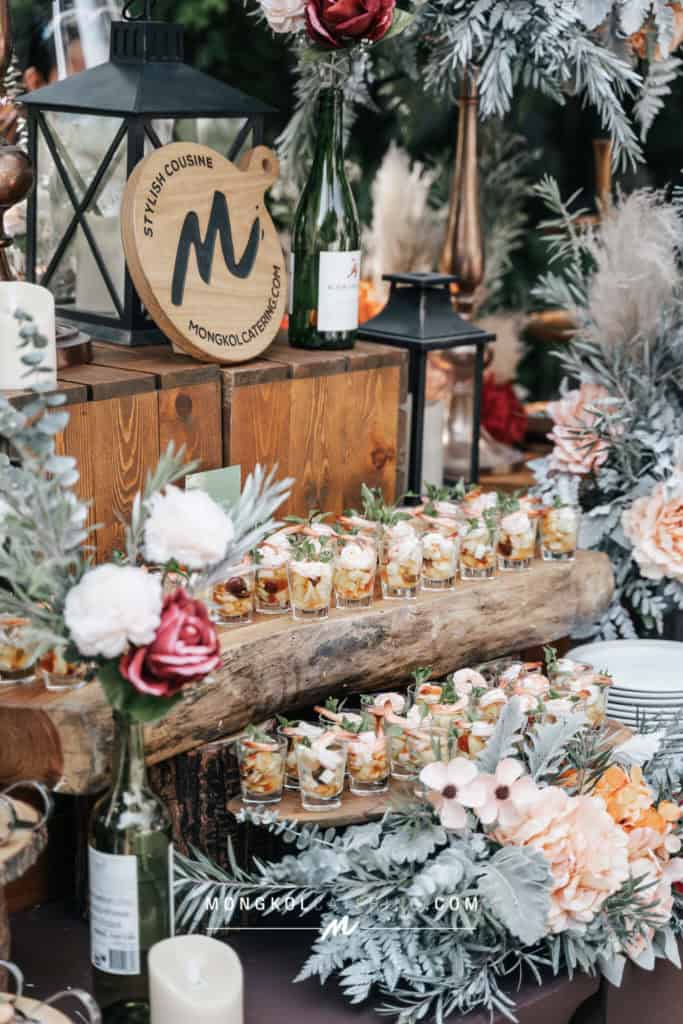 จัดเลี้ยงค็อกเทล คานาเป้ งานแต่งงาน Agalico สุขุมวิท 51