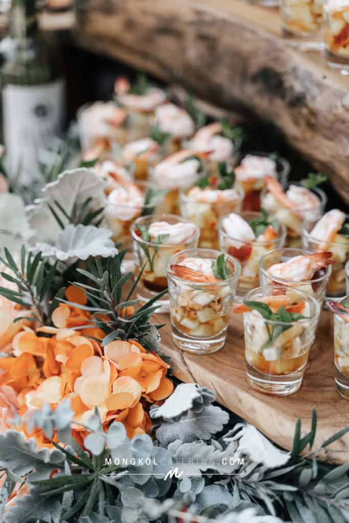 จัดเลี้ยงค็อกเทล คานาเป้ งานแต่งงาน Agalico สุขุมวิท 51