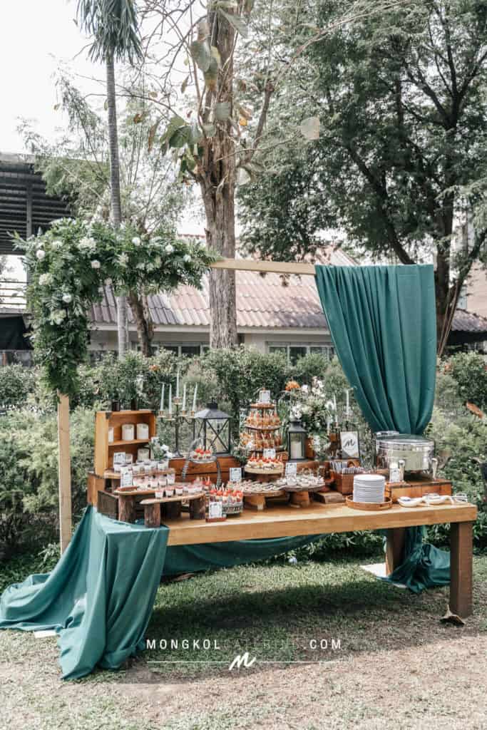 จัดเลี้ยงงานแต่งงานในสวน ด้วย ค็อกเทล คานาเป้น่ารักๆ @ Amco House