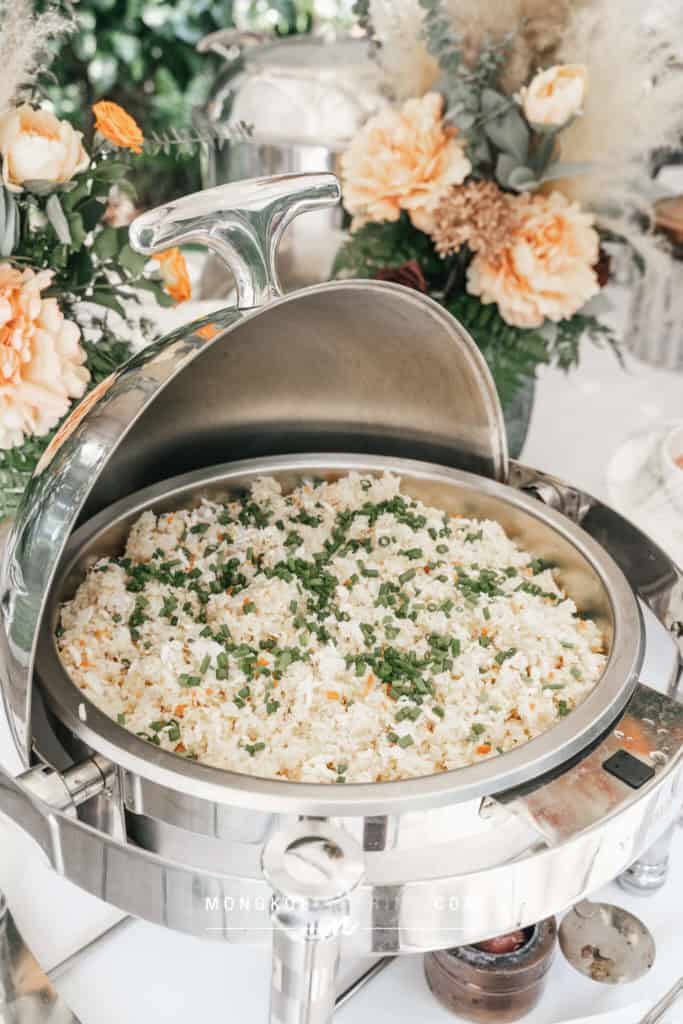 จัดเลี้ยงบุฟเฟต์ งานแต่งงานในบ้าน ครบวงจร ตั้งแต่เช้าจรดเย็น @ จัดงานแต่งที่บ้าน