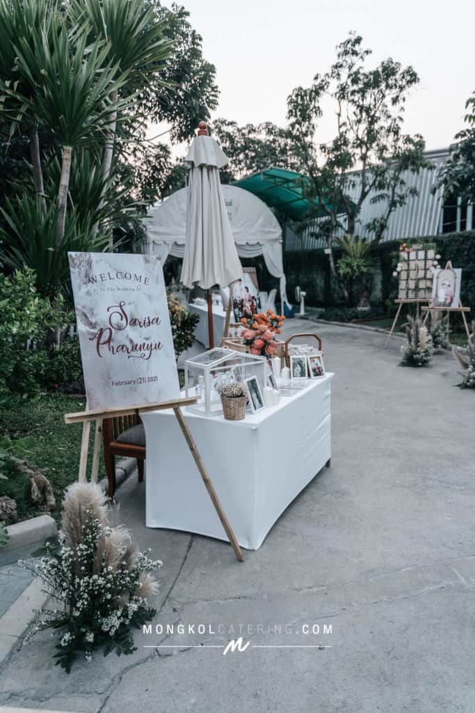 จัดเลี้ยงบุฟเฟต์ งานแต่งงานในบ้าน ครบวงจร ตั้งแต่เช้าจรดเย็น @ จัดงานแต่งที่บ้าน