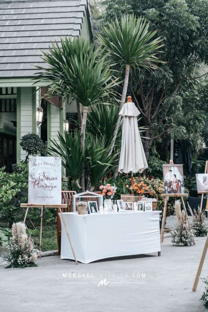 จัดเลี้ยงบุฟเฟต์ งานแต่งงานในบ้าน ครบวงจร ตั้งแต่เช้าจรดเย็น @ จัดงานแต่งที่บ้าน