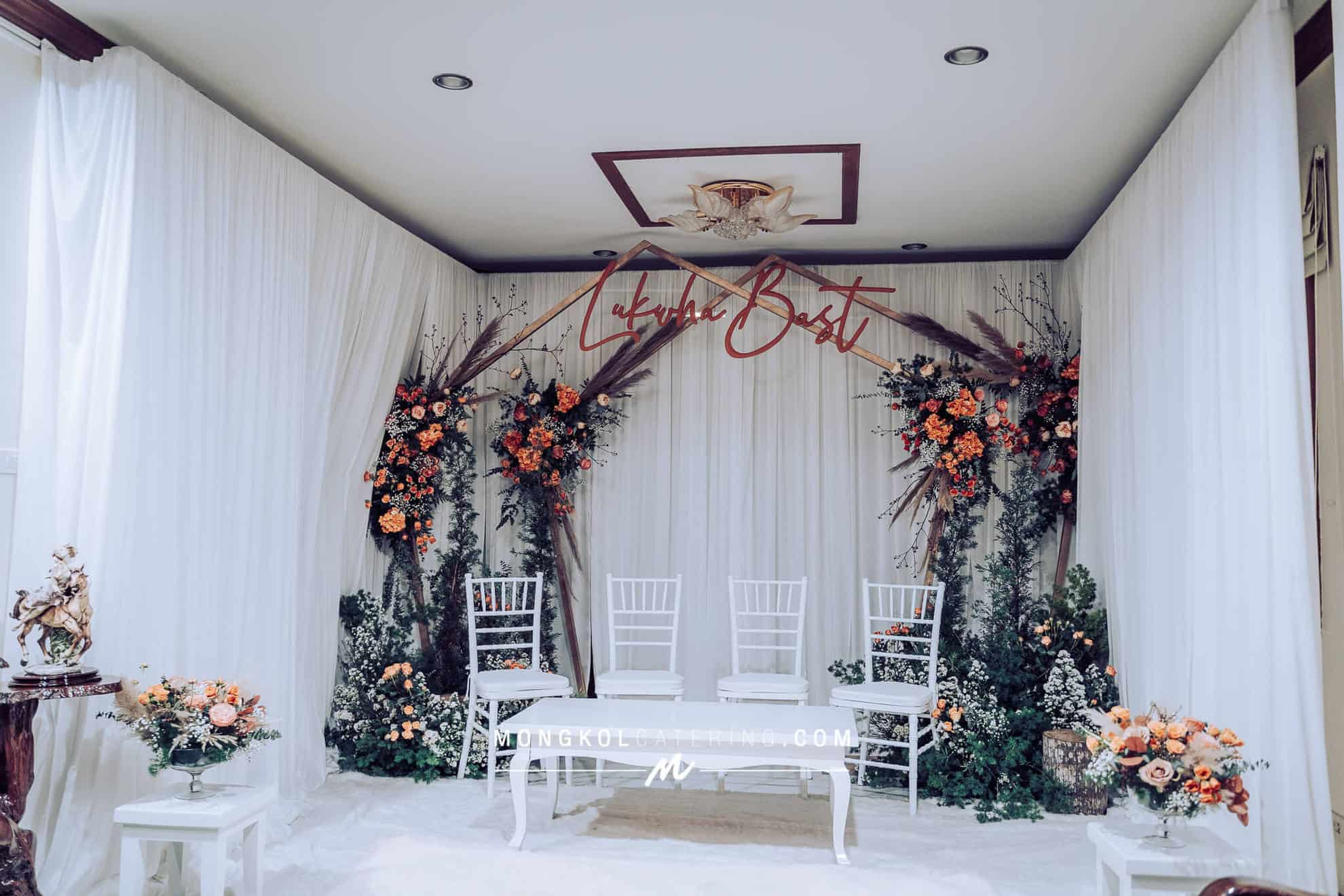 จัดเลี้ยงบุฟเฟต์ งานแต่งงานในบ้าน ครบวงจร ตั้งแต่เช้าจรดเย็น @ จัดงานแต่งที่บ้าน