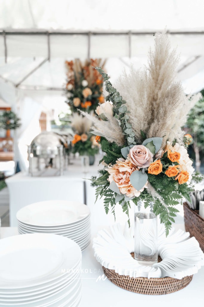 จัดเลี้ยงบุฟเฟต์ งานแต่งงานในบ้าน ครบวงจร ตั้งแต่เช้าจรดเย็น @ จัดงานแต่งที่บ้าน