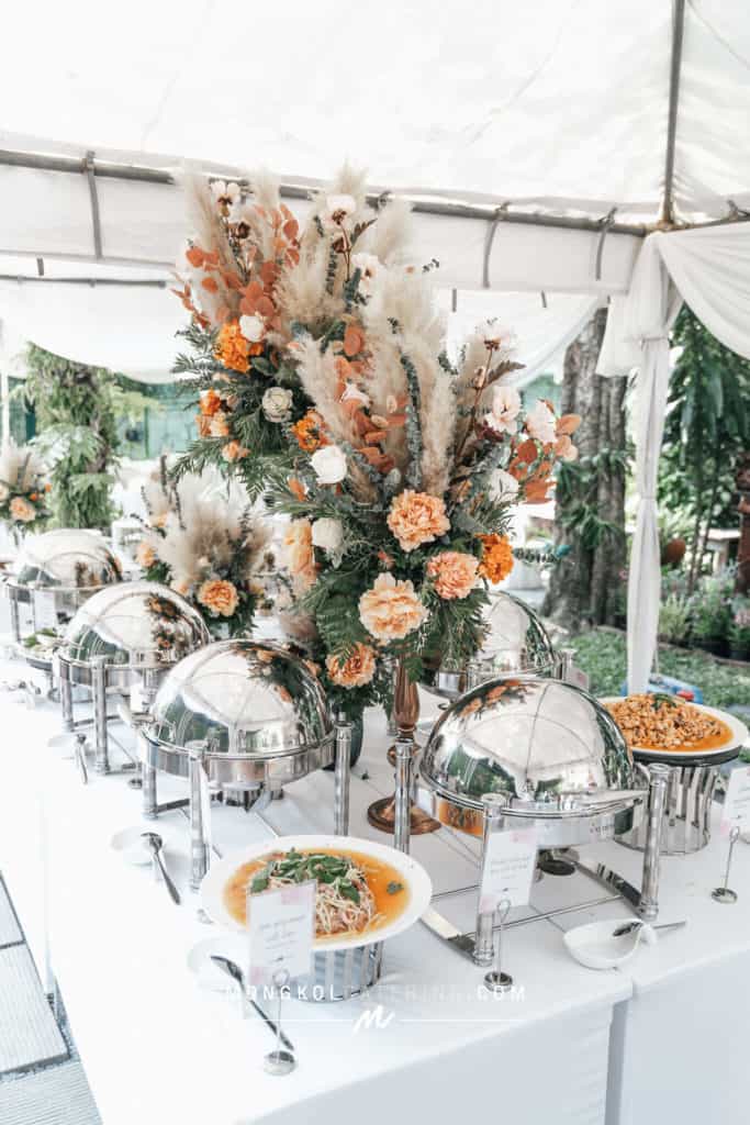 จัดเลี้ยงบุฟเฟต์ งานแต่งงานในบ้าน ครบวงจร ตั้งแต่เช้าจรดเย็น @ จัดงานแต่งที่บ้าน