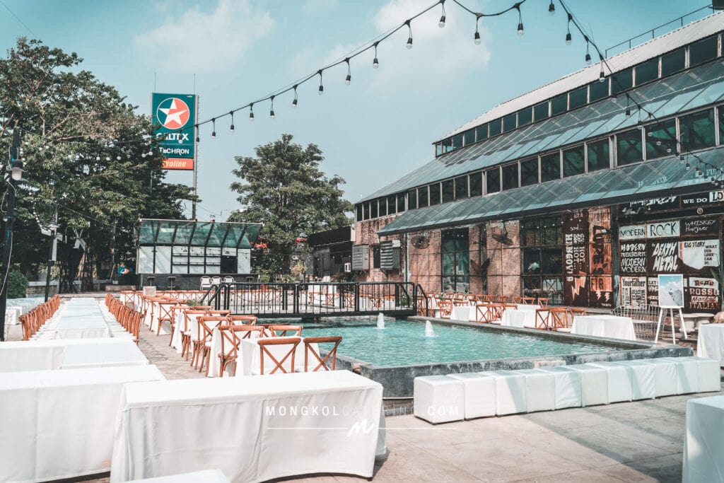 จัดเลี้ยงค๊อฟฟี่เบรค ค็อกเทล งานแต่ง ตีมเขียวไม้ @ About Studio