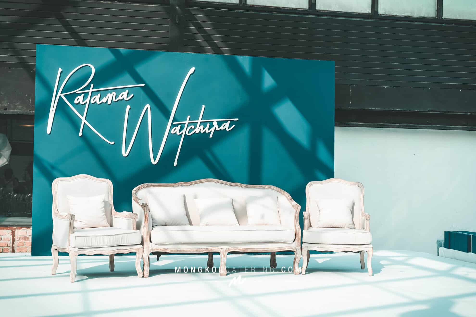 จัดเลี้ยงค็อกเทลงานแต่งงาน ตีมสีน้ำเงิน @ About Studio