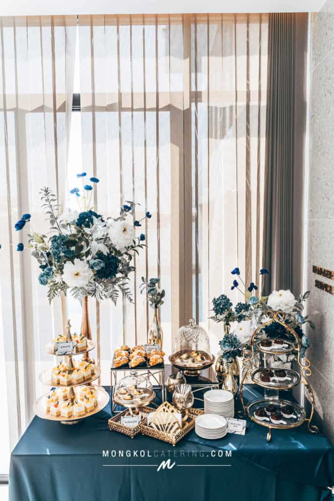 จัดเลี้ยง Desert Table รับรองลูกค้าเยี่ยมชมโครงการ Lake resort