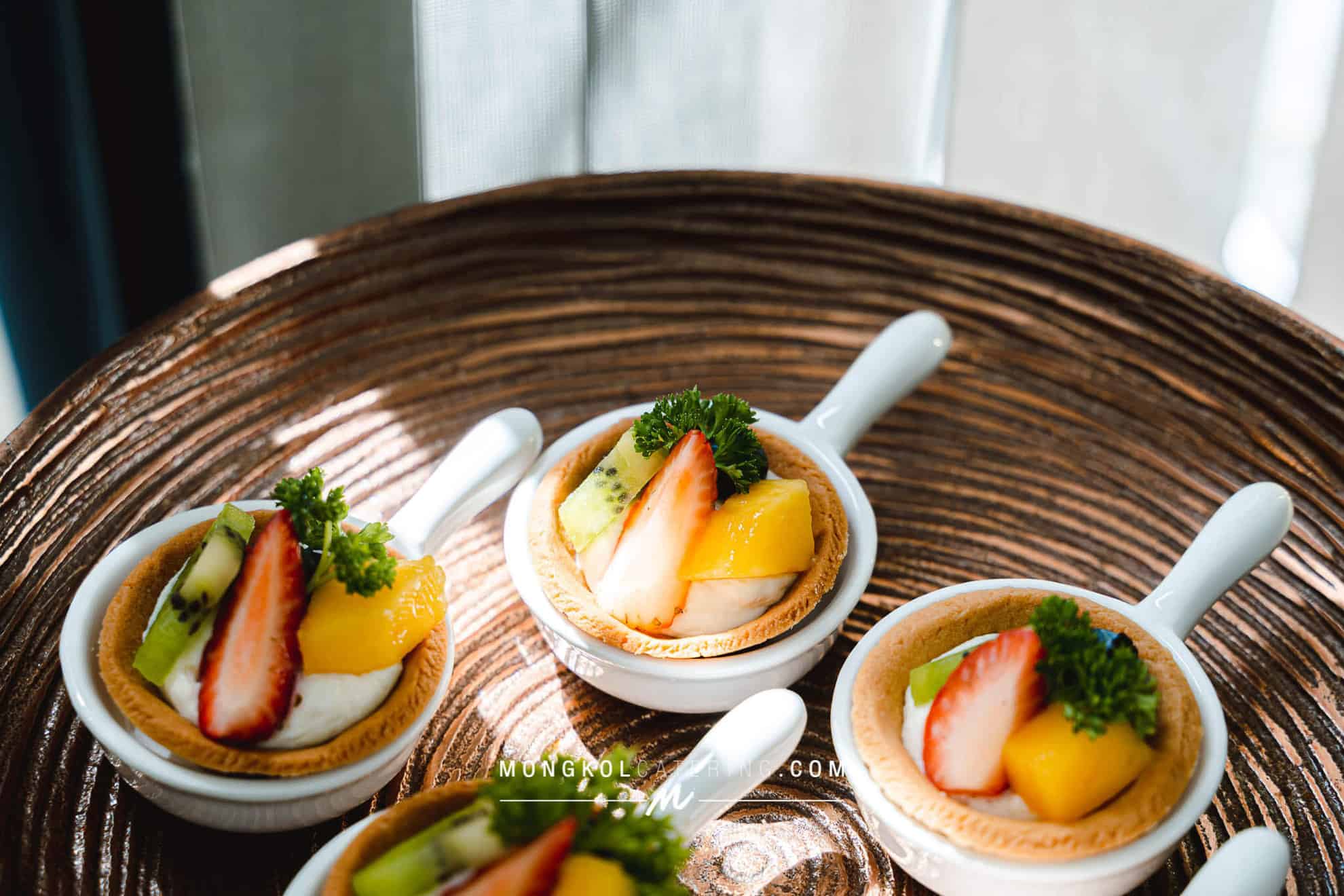 จัดเลี้ยง Desert Table รับรองลูกค้าเยี่ยมชมโครงการ Lake resort