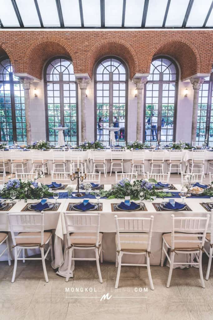 จัดโต๊ะ Long table สวยๆ พร้อมเมนู Exclusive Dinner Set บริษัท Asset Wise @ วาระเวลา