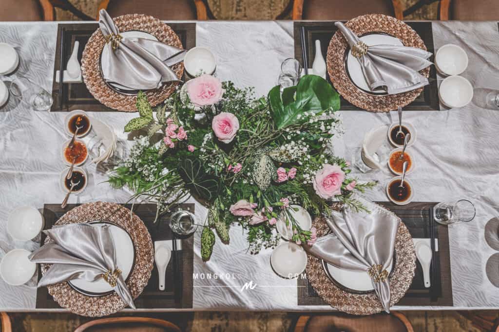 จัดโต๊ะจีน VIP สถานที่จัดงานแต่งงาน ศรีราชา Connext Sriracha