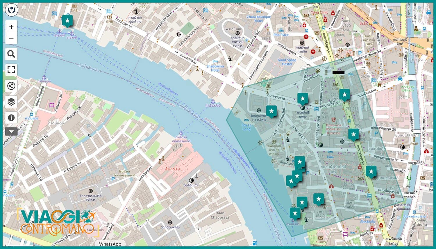Mappa Di Talat Noi Con Punti Di Interesse Clicca Qui Per La Mappa Interattiva Su Google O Su Umap (Maggiore Privacy)