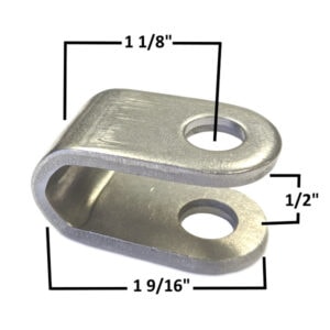 CRM-19-A Heim Joint Clevis, 1/8" Chromoly
