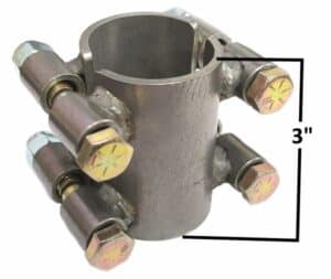AA-430-A 4-Bolt Clamp Fits 1 3/4" Tubing