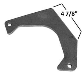 AA-049-C Front Weld on GM Style Caliper Bracket, Flat