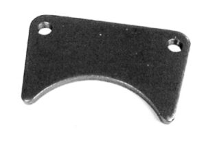 Front weld-on caliper bracket for vehicle brake systems.