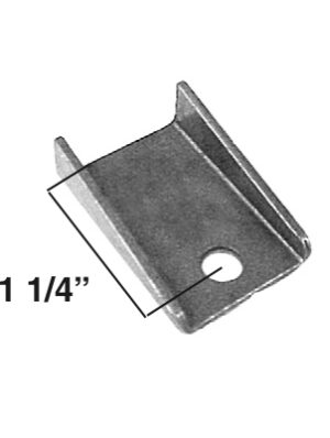 AA-087-A Channel Tab, .085 Steel, 1 1/2" Long