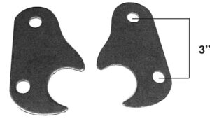 AA-144-A Shock Mount, Fits 1 1/2" Tubing, PAIR