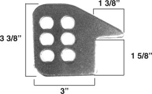 AA-171-A Adjustable Front Leaf Spring Mount