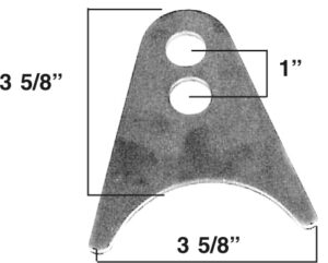 AA-267-A Traction Bracket, Fits 3 1/8" Tubing