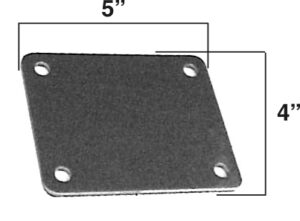 AA-268-A Roll Cage Foot Plate
