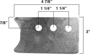 AA-296-A Stock Trailing Arm Mount, PAIR
