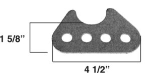 AA-312-A Shock Bracket, PAIR