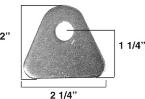 AA-317-A Chassis Tab, 3/16" Steel