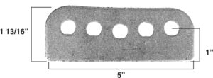 AA-322-A Pan Hard Bar Bracket, Pair