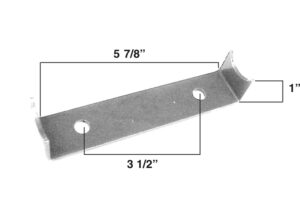 AA-338-A Seat Mount, Fits 1 1/4" Tubing