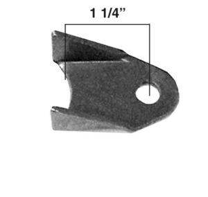 AA-481-A 90 Degree Gusset Tab 1 1/4" Tubing