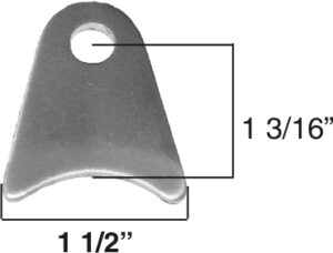 AA-511-A Window Net Tab, Fits 1 1/2" Tubing