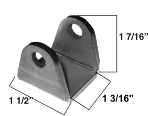 AA-534-A Link Clevis, 1 3/16" Gap