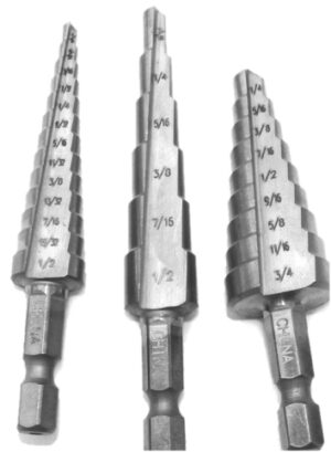 AA-577-A Step Drill Set (Set of 3pcs)