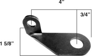 AA-590-A KTM Flag Bracket, 21mm Hole