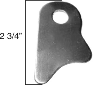 CRM-12-A, Shock Tab 1/8" Chromoly