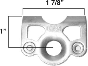 Z-101-A 7/16" Dzus Lightweight Fastener Plate