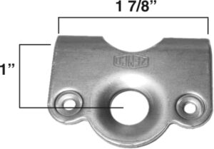 Z-103-A 7/16" Dzus Standard Fastener Plate