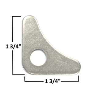 AA-021-A Gusset, 1/2" Hole, 1/8" Steel